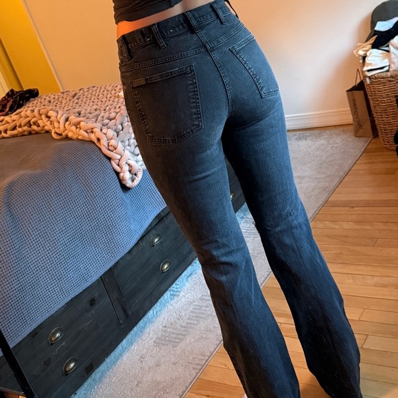 7 For All Mankind Tall Bootcut Straight Leg Jeans Size 26 - Picture 4 of 13